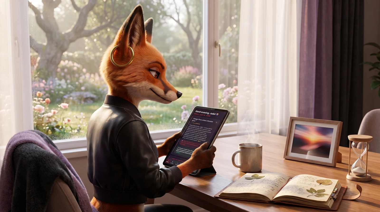 Editorial scene for Grief Journaling: A Gentle Guide to Preserving Memories Without Timetables