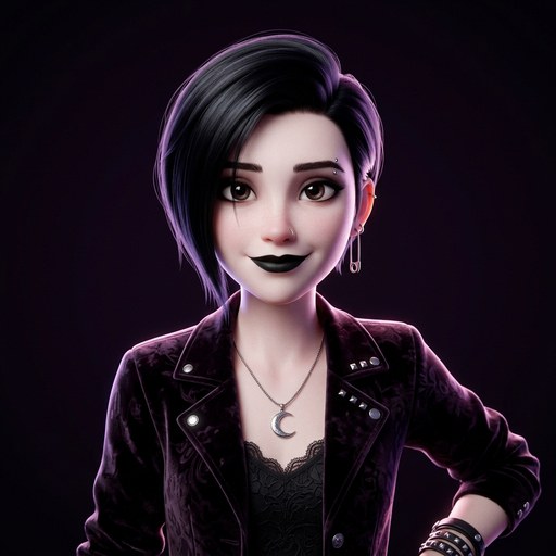 Rook — goth-punk raven poet